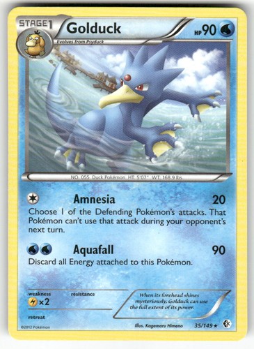 Golduck (35) Pokemon Rare [BCR - 35/149] NM