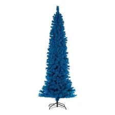 Vickerman 6.5' x 27" Flocked Turquoise Pencil 555T