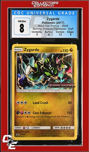 Zygarde graded CGC 8 for sale on eBay