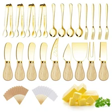 Charcuterie Boards Accessories Gold Charcuterie Utensils Cheese Butter Spread...