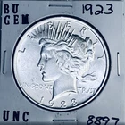 1923 P BU GEM PEACE SILVER DOLLAR UNC MS+++ U.S. MINT RARE COIN 8897