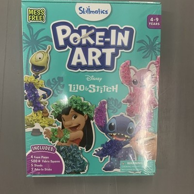 Skillmatics Poke-in Art - Lilo & Stitch Figuren, chaotischer Spaß für Kinder, DIY