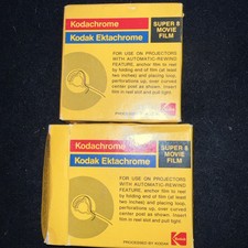 Kodachrome Kodak Ektachrome Vintage Super 8 Movie Film x 2
