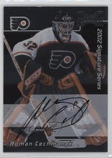 2002 ITG Be A Player Signature Series 2001-02 Buybacks Roman Cechmanek Auto xr1