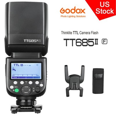 US Godox TT685II-F 2.4G Wireless HSS TTL Speedlite Flash Light for Fuji Camera