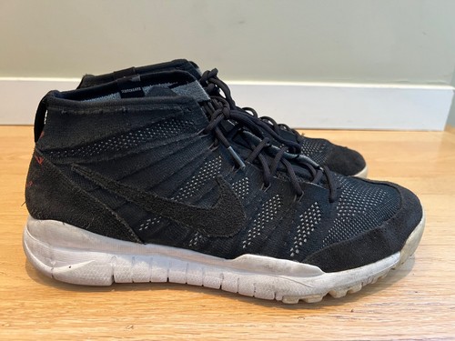 2015 Nike Flyknit Trainer Chukka SFB ACG Black Red Mesh size 13 - Picture 5 of 12