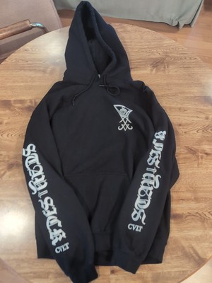 Stay Sick Clothing ''Cvlt'' Black Hooded Sweatshirt Large