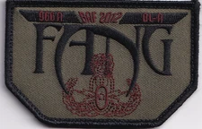 966A BAF 2012 OL-A FANG Explosive Ordnance Disposal EOD US Army patch Bagram Air