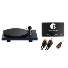 Pro-Ject: Debut EVO 2 Turntable Satin Blue  PREAMP PACK