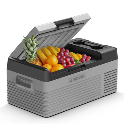 Alpicool Car Refrigerator 12 Volt Portable Fridge 16 16 Quart, Grey 