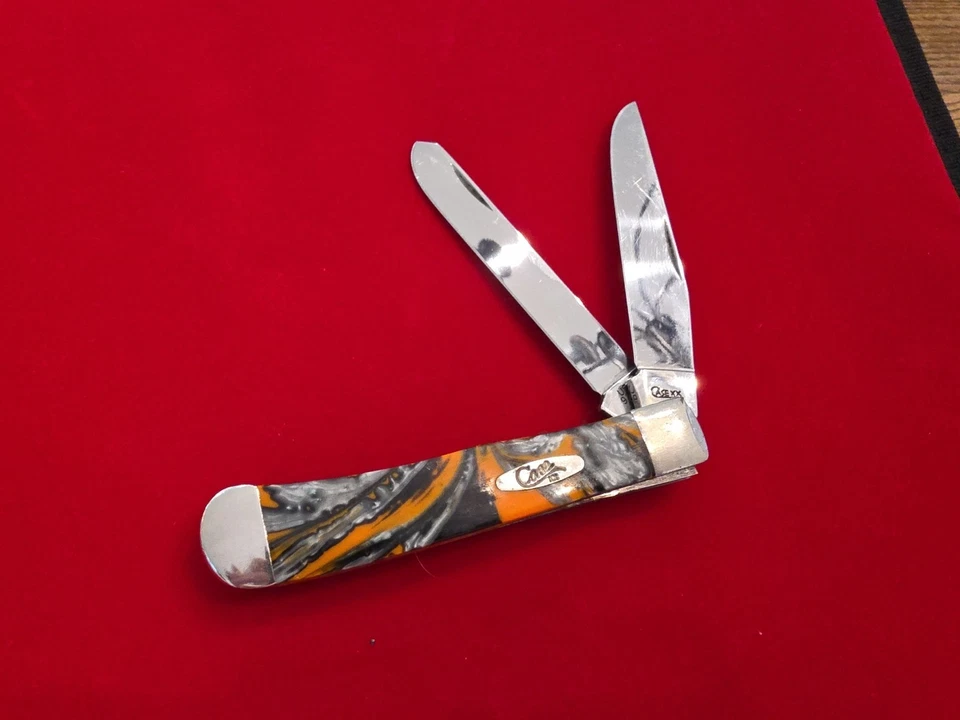 Cuchillo de Bolsillo Case 9254 Doble Hoja Trampero con Mango Corelon Foto 2 de 4