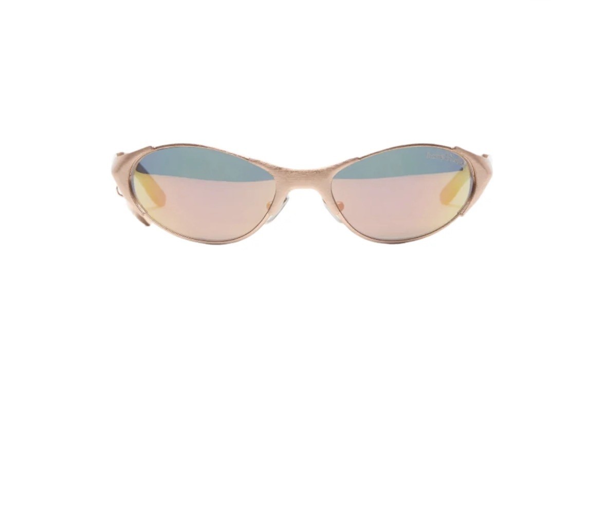 Acne Studios Rose Gold Metal Charm Sunglasses