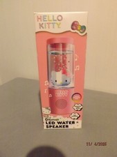 Hello Kitty Bluetooth LED Water Speaker NEW