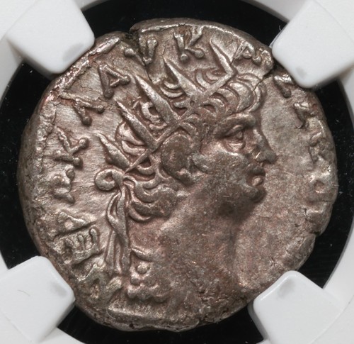 Nero BI Tetradrachm Egypt Alexandria Billon Coin 54-68 AD • NGC VF