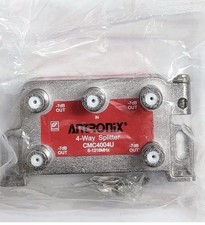 (2) Antronix 4-Way Coaxial Cable Splitter 1.218 GHz High TV Digital Internet LOT