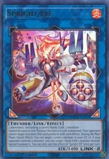Yugioh! LP Spright Elf - POTE-EN049 - Ultra Rare - 1st Edition Lightly Played, E