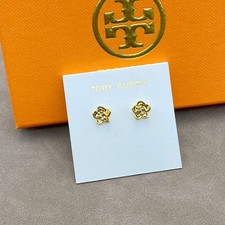 Tory Burch 2026 Golden Flower Earrings  New Collection