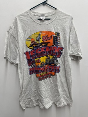 Vintage Legends of Budds Creek MIR Maryland Raceway Shirt Dragsters Cars Mens XL