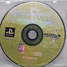 The Unholy War Sony PlayStation 1  PS1 Game Tested Authentic Works DISC ONLY