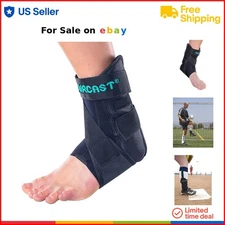 Ankle Support Brace Air Cell Technology Moderate Compression Active Injuries