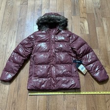 New The North Face Girls' North Down Fleece-Lined Parka Jacket L 12 Wild Ginger