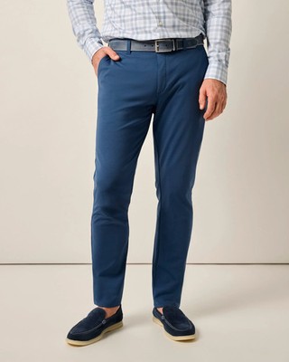 johnnie-O Jupiters Stretch Cotton Performance Pants Blue Size 32W x 32L