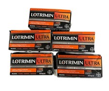 5 Lotrimin Ultra Athlete's Foot Antifungal Cream 1.1oz Exp 02/2028 DAMAGED BOXES