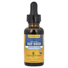 Herb Pharm Oat Seed Alcohol-Free 1 fl oz 29 6 ml Alcohol-Free, Gluten-Free,