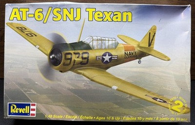 Revell 1/48 Scale AT-6/SNJ Texan New Factory Sealed Bags In Open Box