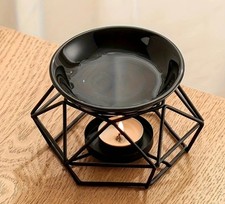 DIFFUSORE OLI ESSENZIALI IN METALLO E CERAMICA BRUCIATORE DI ESSENZE 
