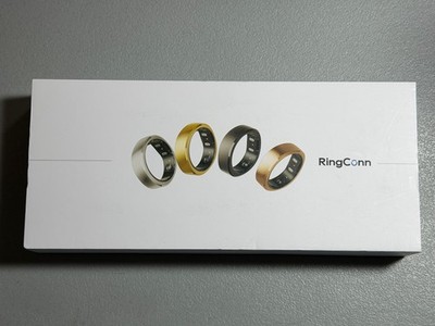 NEW RingConn Gen 2 Ultra-Thin Smart Ring Size 8 Royal Gold Health Tracking