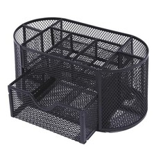 Desk Organizers and Accessories with Pencil Pen Holder Supply 8 Compartments