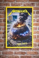 METALLICA THE SPHERE LAS VEGAS VERY RARE LIMITED-EDITION AUTOGRAPH POSTER #/100