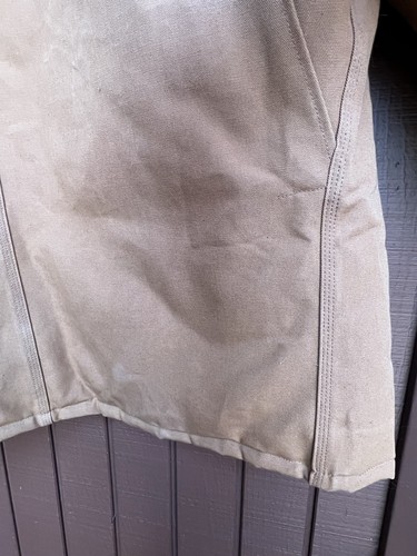 Giacca uomo Carhartt tela cotone lavoro zip tradizionale marrone nuova con etichette taglia 5XL - Foto 18 di 24