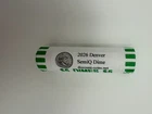2026 D Denver SemiQ Uncirculated Dime $5 Roll 50 Coins - IN HAND