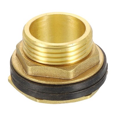 Für Brass Bulkhead Fitting mit Dichtung, G1'' Männlicher Wassertankanschluss