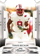 2009 Panini Prestige Rookie Card # 131 Travis Beckum, New York Giants. rookie card picture