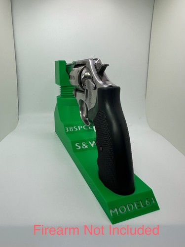 Supporto pistola personalizzato progettato per Smith Wesson Model 64 stampato in 3D conservazione sicura - Foto 4 di 42