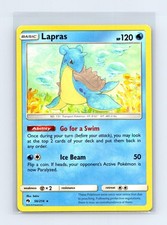 Lapras 56/214 Rare Lost Thunder Pokemon Card Near Mint