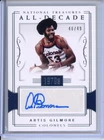 2017-18 National Treasures #ADS-AGM Artis Gilmore All-Decade Auto #/49