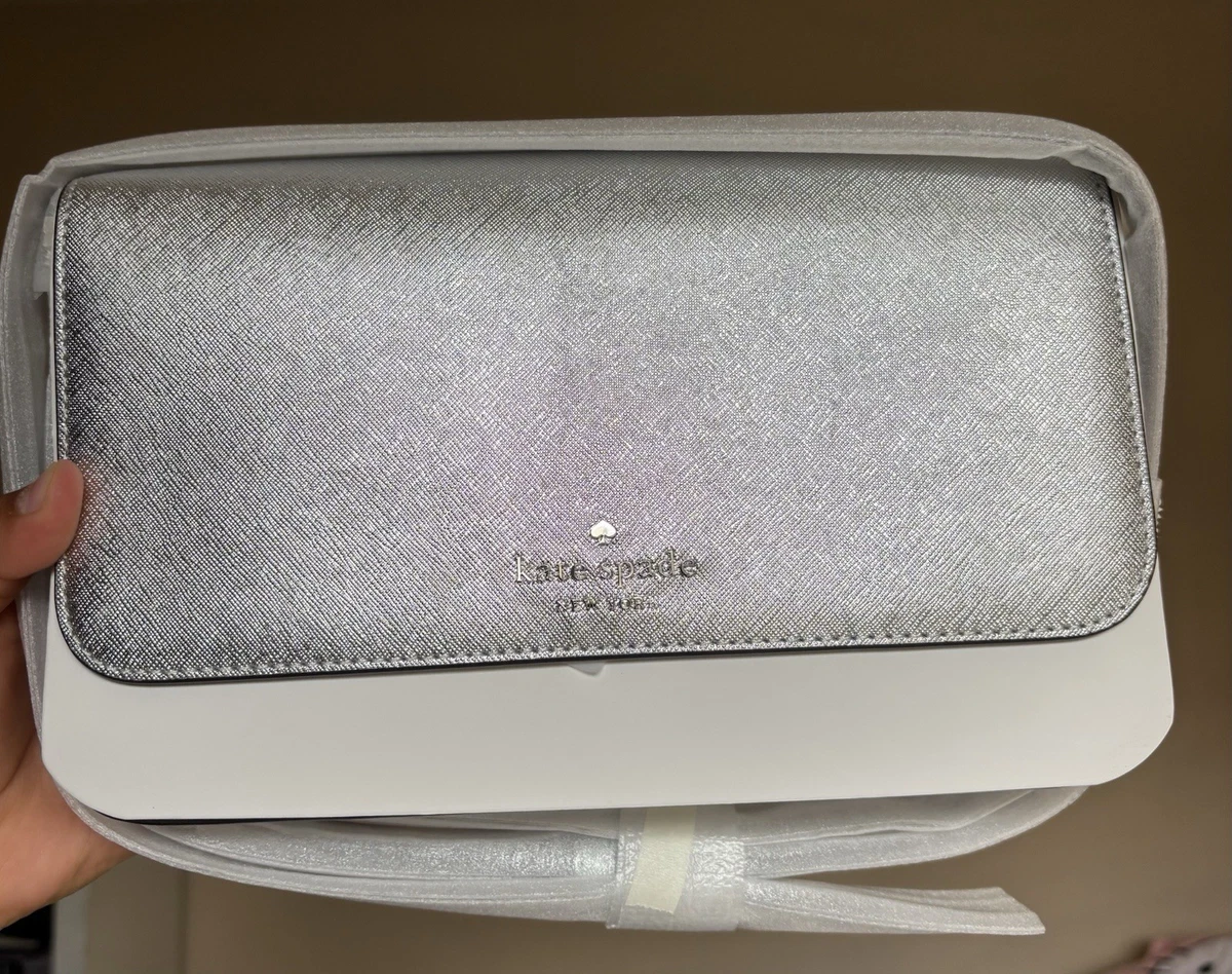 kate spade new york Silver Metal Bags & Handbags for Women for