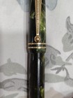 Wahl Eversharp Marble Green Fountain Pen With 14k Gold Fine Flexible Point Nib  — photo 9