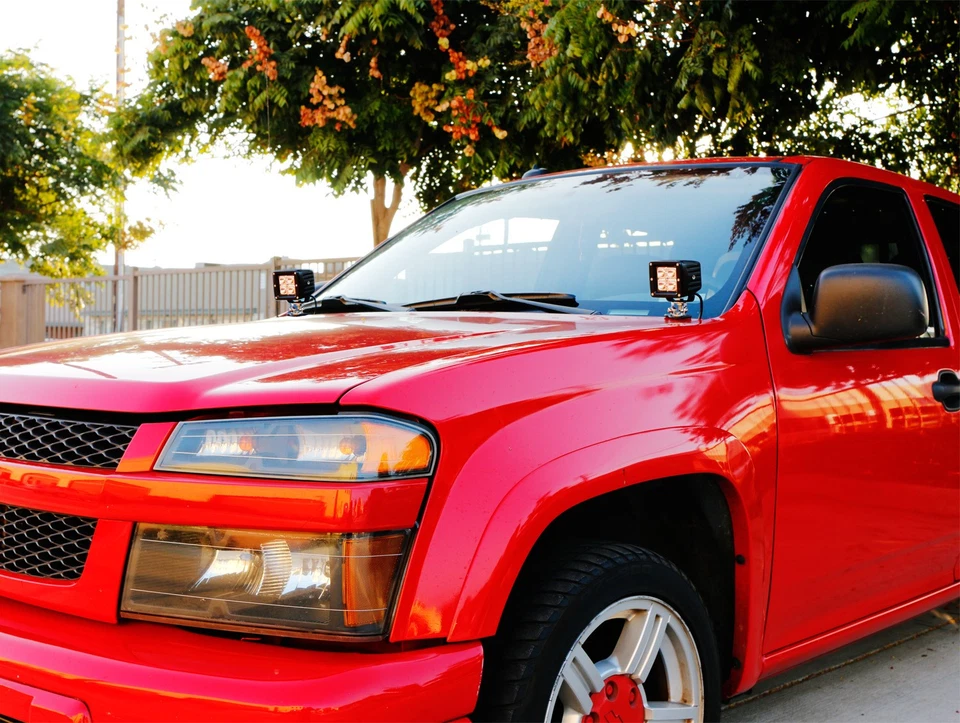 Universal Steel Hood Edge Clamp Mount A-Pillar LED Ditch Light Bracket Hardware - Image 4 of 4