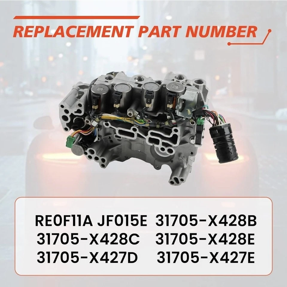 Corpo da válvula RE0F11A JF015E CVT para Nissan 2013 e UP Sentra (1.8L) Versa (1.6L) - Imagem 2 de 4