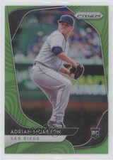 2020 Panini Prizm Tier II Lime Green Prizm 122/125 Adrian Morejon #139 0a4s