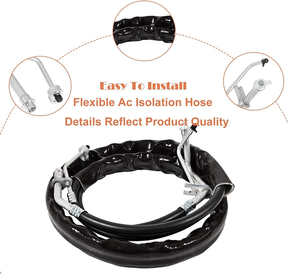 Rear AC Line Set C68100 forDodge Caravan Chrysler for Chrysler Town Country Foto 4 de 4