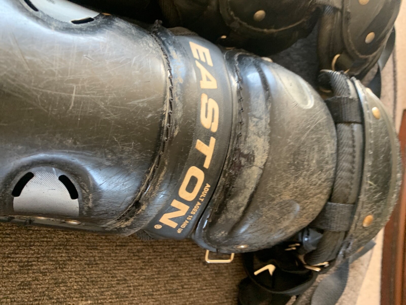 Easton baseball catcher leg guards eBay