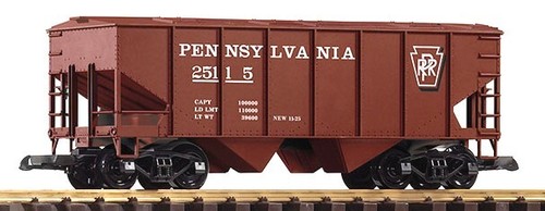 Piko G 38856 - 2-Bay Covered Hopper - Pennsylvania #251105 - NEU & OVP