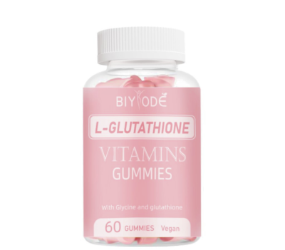 glutathione biotin 2X BIYODE Glutathione Gummies Vegan Skin Glow Biotin L-Glutathione VitC 60'