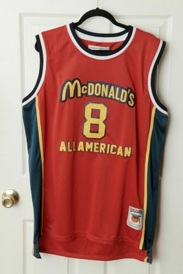 kobe bryant red jersey